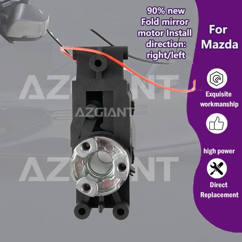 AZGIANT For Mazda 2 Hatchback MK2/3 MK2 Car Power Folding side Mirrors inner Motor Module parts direct replacement