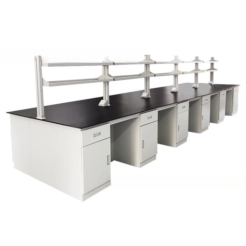 Workbench Central side cabinet table All steel operating sink table