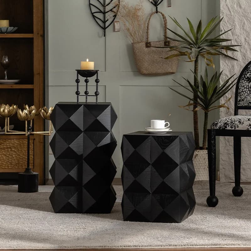 Wabi Sabi Unique Nightstands Modern Trendy Beautiful Classic Nightstand Minimalist Design Mesita De Noche Dormitorio Furniture