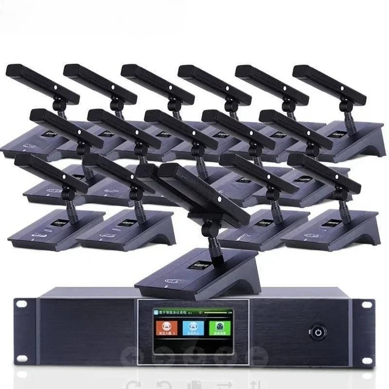 G-800 Professional Wireless Hand in Hand Microphone Engineering Large Conference Condenser Microphone Desktop Gooseneck