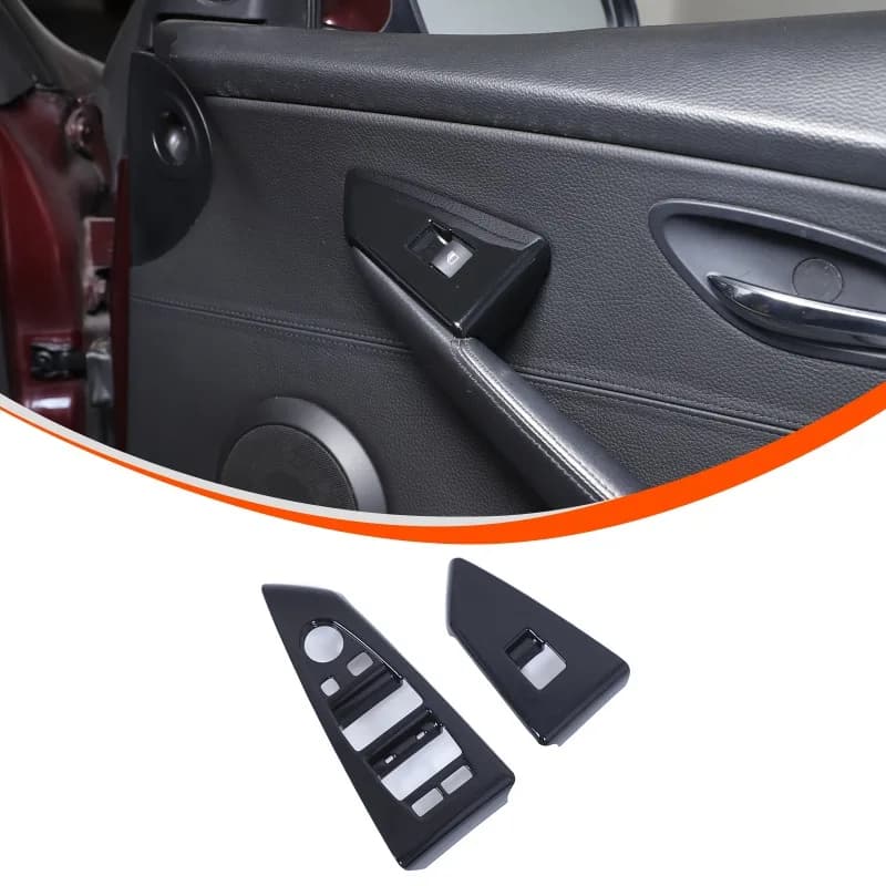 ABS Window Switch Trim Glass Window Frame for BMW 6 Series Convertible E64  2004-2009 Car  Accessories