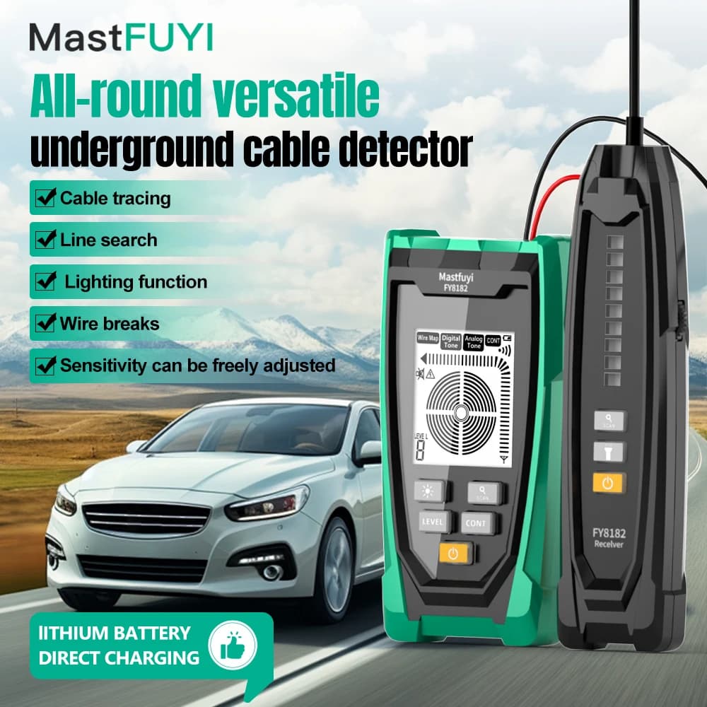 MASTFUYI Auto Repair Circuit Finder Circuit Maintenance and Power Loss Detection USB Charging Interface Sensitivity Adjustable