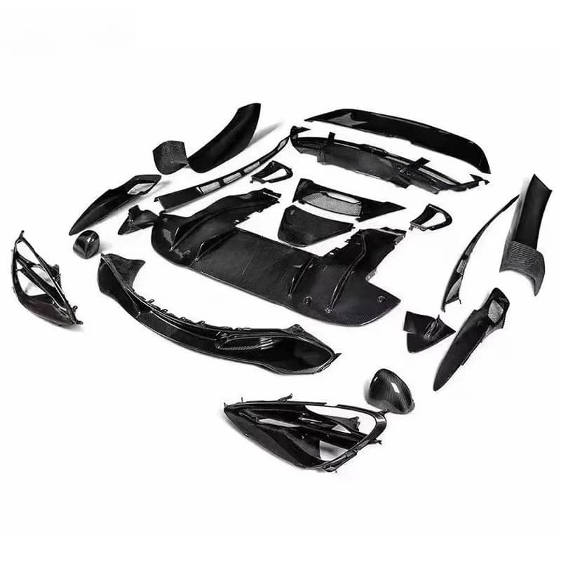 720S Upgrade OEM Body Kits Car Accessories High Quality Dry Carbon Fiber Front Lip Side Skirt Rear Diffuser Fender