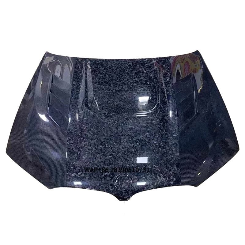 CS Style Half Forged Carbon Fiber Front Engine Hood Bonnet New Condition for X3 X3m X4 X4m F97 F98