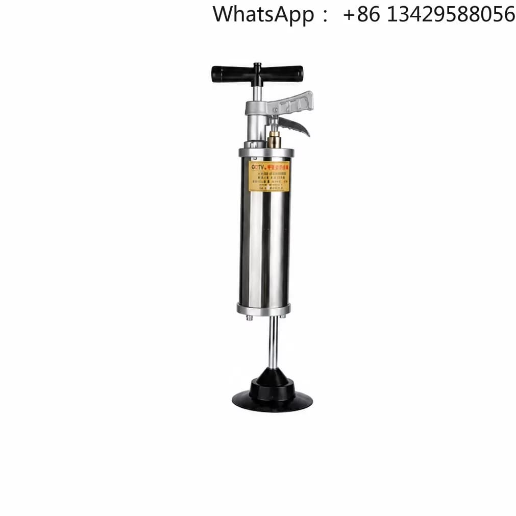 High Pressure Toilet Pipe Unblocker Sewer Dredging Machine Stainless Steel Water Jet Drain Cleaning Tool 0.9Mpa 4.5KG