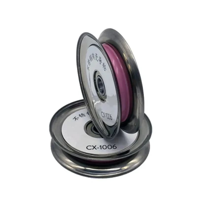 1006 Stainless Steel Wire Pay-Off Guide Pulley, Tension Control Wheel Textile Winding Pay-Off Machines