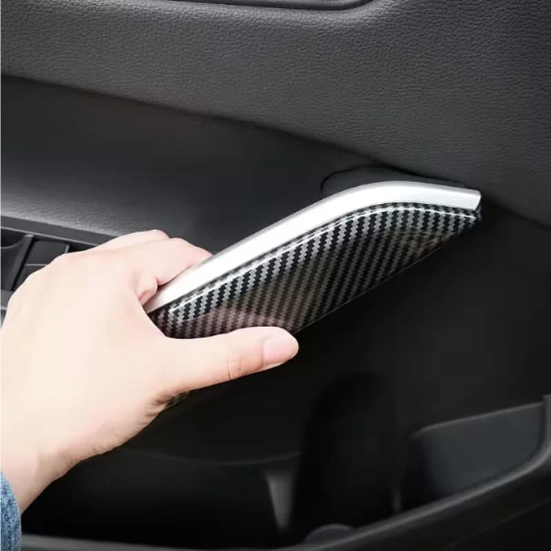 Car Front Door Handle Frame Trim Strip Cover Stickers For Toyota Corolla Cross XG10  2022 2023 2024 Hybrid Accessories