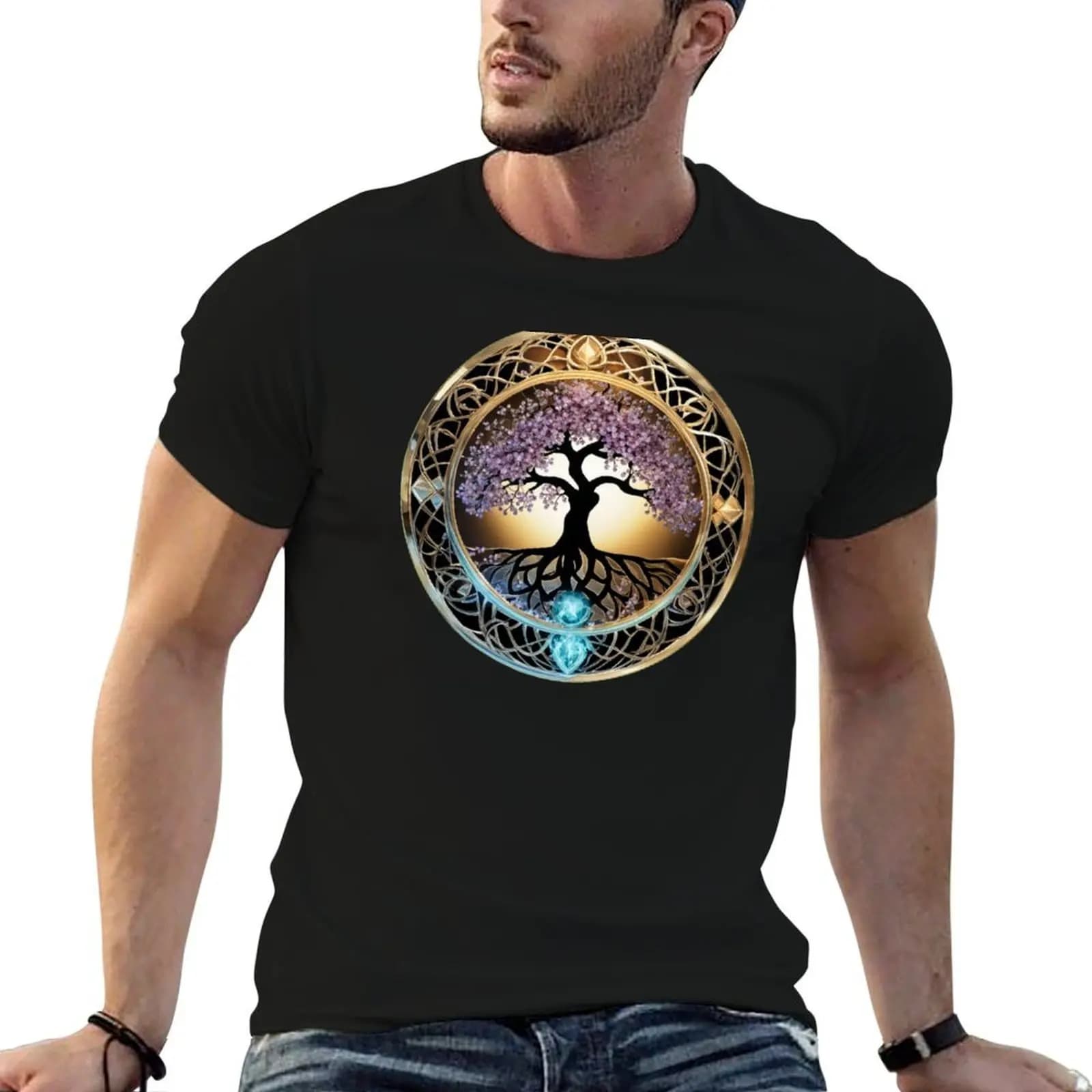 Luminous Spectrum T-Shirt rapper graphic tees summer tops t shirts for men pack