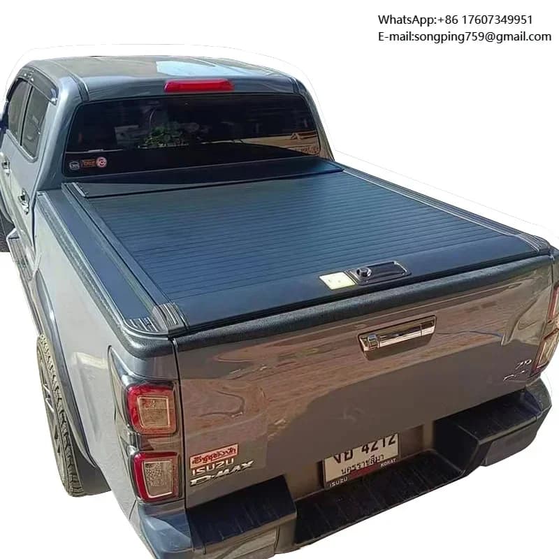 Pickup Truck Bed Roller Lid Tonneau Cover for Maverick Titan Frontier Peugeot Landtrek for JEEP Benz X250 X350 Amber 2363