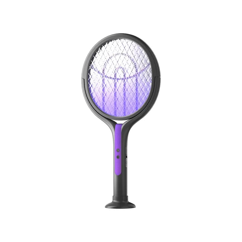 Retractable and rotatable 0 ° wall-attached household electric mosquito swatter mosquito killer artifact
