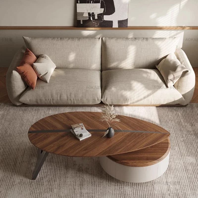 Italian Unique Coffee Table Modern Nordic Living Room Designer Coffee Table Books Storage Bedroom Mesa Auxiliar Salon Furniture