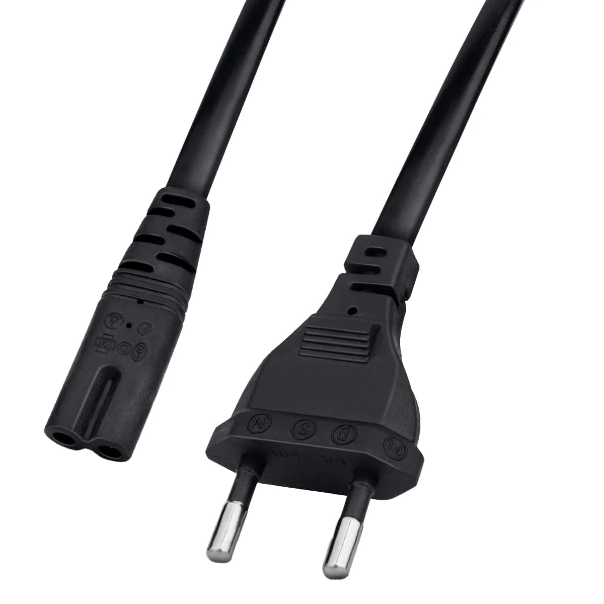 3pcs Ac 2 Pin Extension Cable C7 Eu Plug Iec C7 Connector 250v Power Cable Mickey Mouse Turns the Eurostick