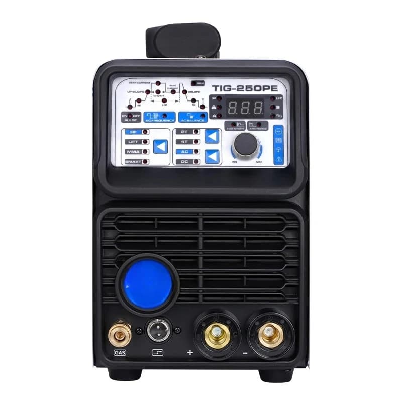 TIG-250PE TIG Aluminum Welding Machine HF/LIFT TIG/Pulse/MMA/AC DC Multi-Function Welder