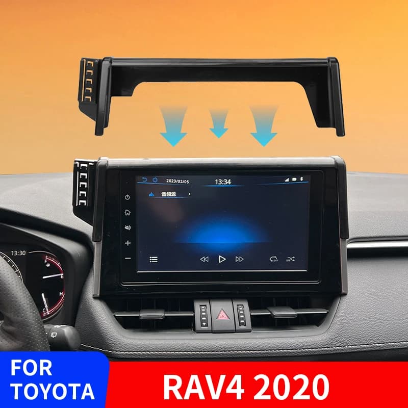 Car Mount For Toyota RAV4 RAV 4 XA50 2020 Screen Wireless Charging GPS Screen Fixed Bracket Phone Stand Car Auto Accessories