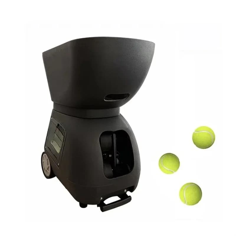 Compact Stable Tennis Ball Rack Application and Remote Control