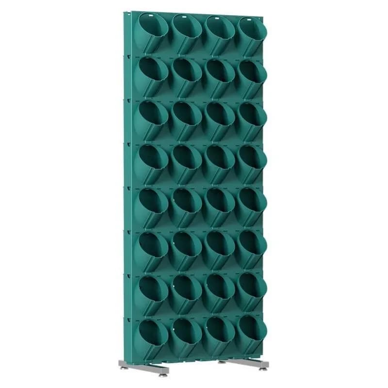 Balcony vegetable planting mobile flower stand green plant wall outdoor floor flower pot shelf