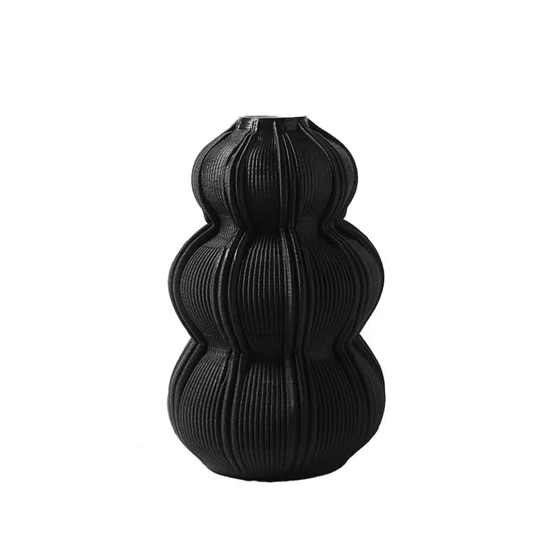 Ceramic vase art decoration simple modern model room sales office desktop twist flower arrangement ornament