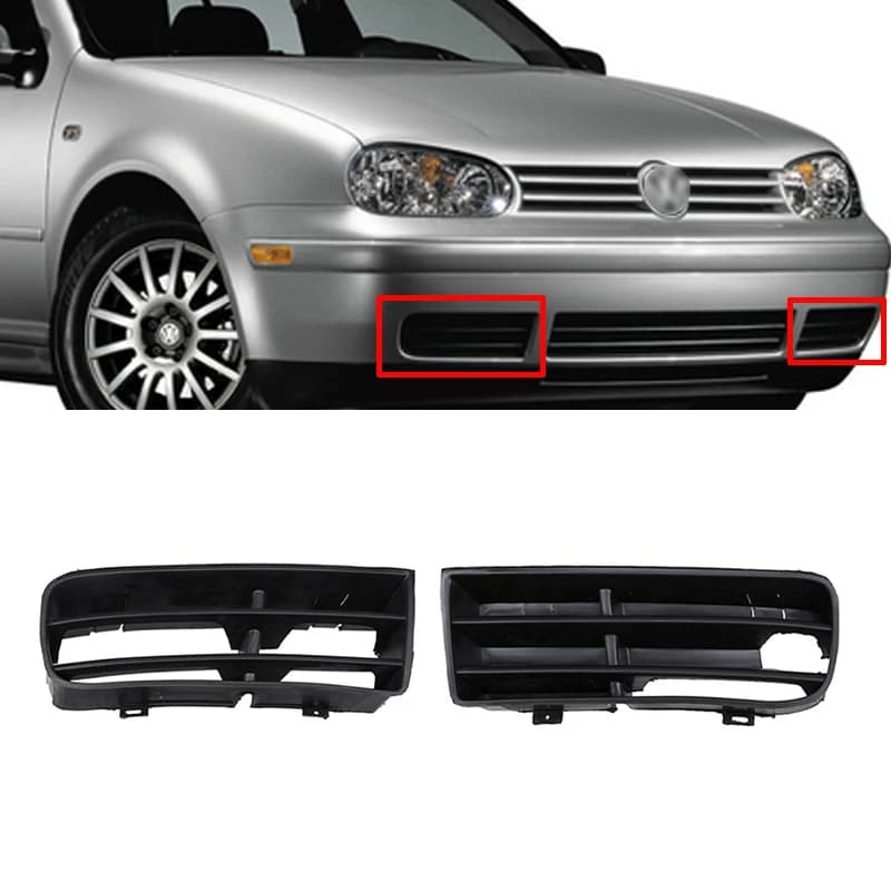 Applicable to the fog lamp frame of the Volkswagen GOLF MK4, the lower grille of the front bumper, and the fog lamp cover plate