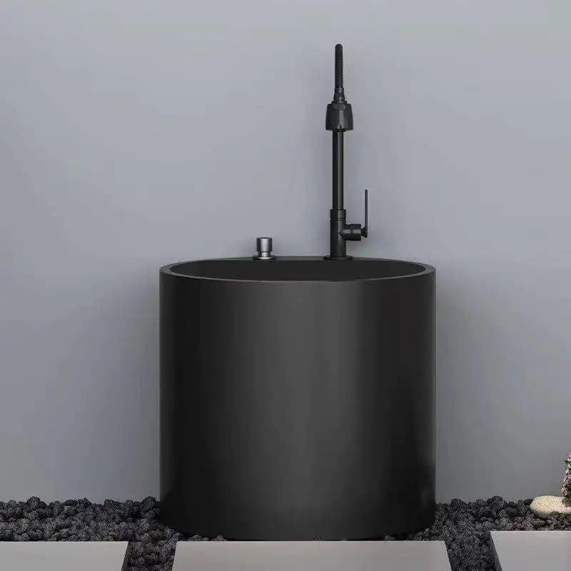 stainless steel mop pool integrated floor type mop mop pool
