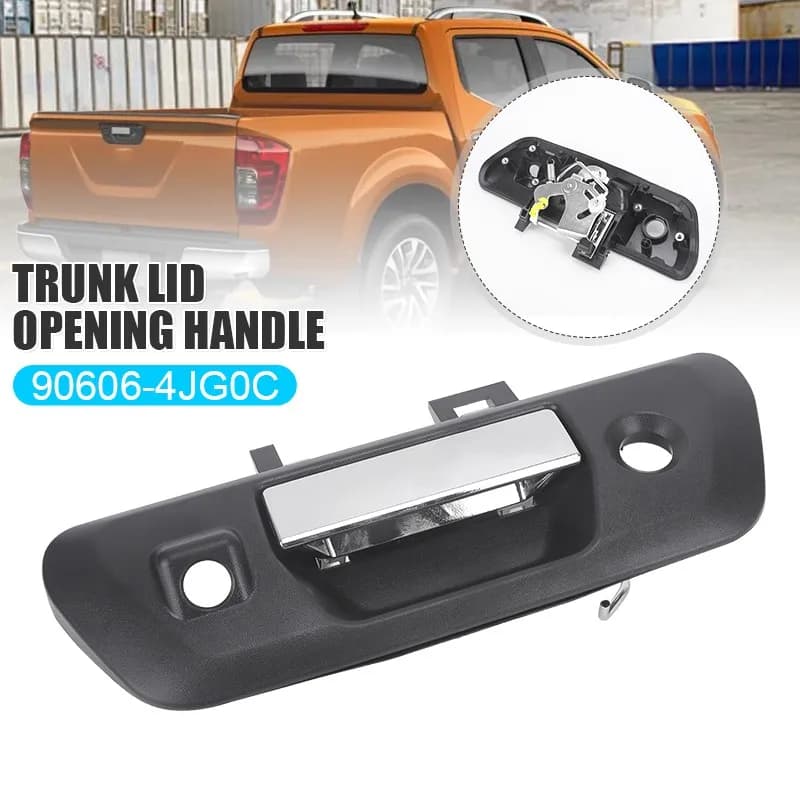 Hole Camera Key Tailgate Handle 90606-4JG0C Fit For Nissan Frontier NP300 2015-2019 Rear Door Exterior Auto Parts