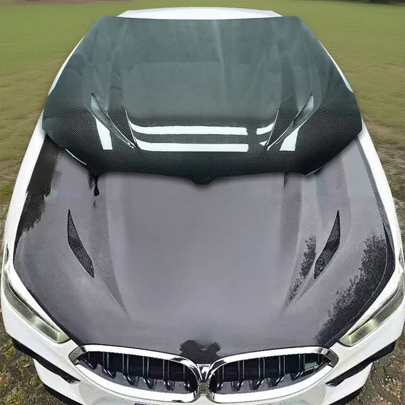 High Quality Aulena Style Dry Carbon Fiber Engine Hood Fit for F93 Exterior Car Modification Bonnet Cover