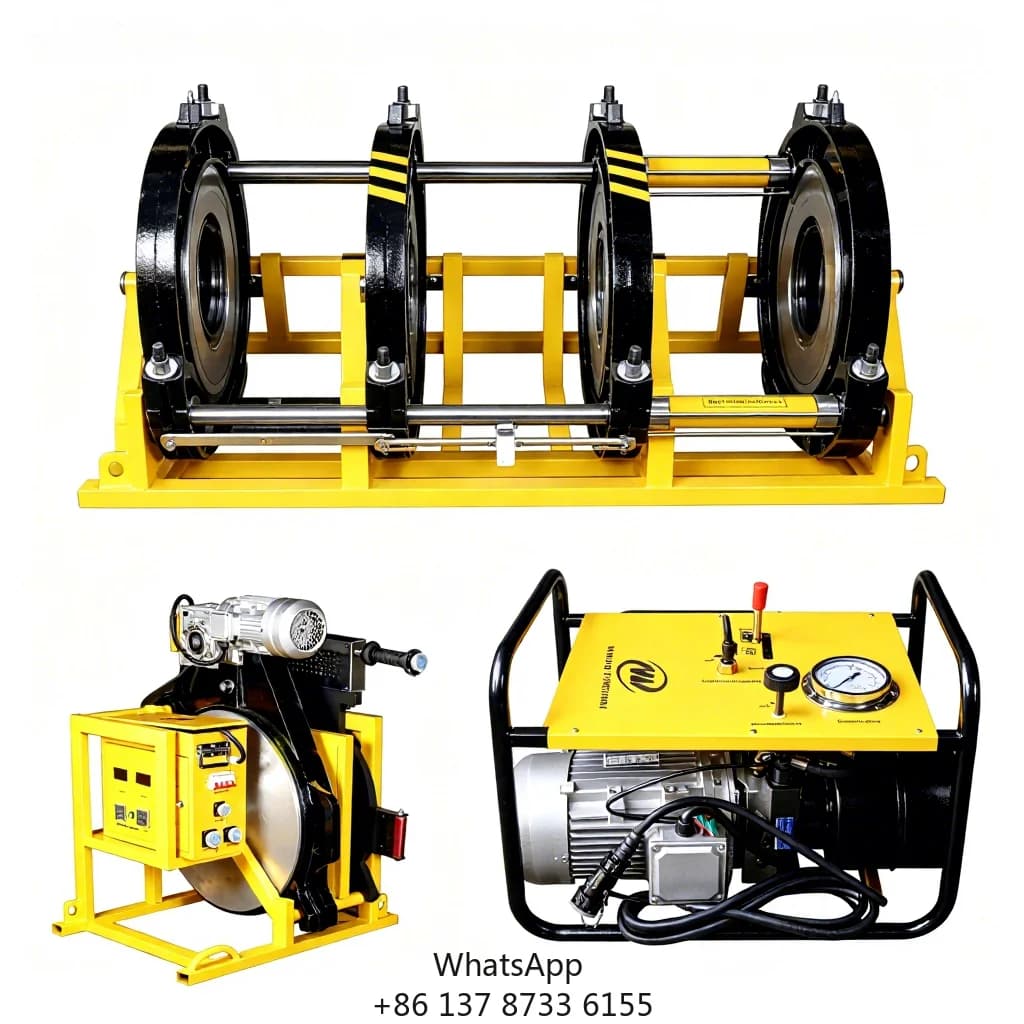 New High-quality 50-250mm Hydraulic Butt Fusion Welding Machine PE PP HDPE Fusion Welder Thermofusion Machine