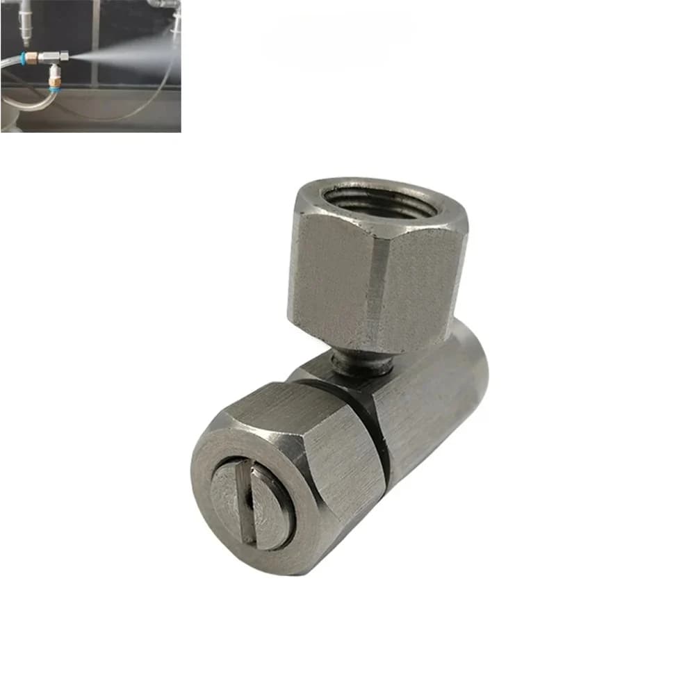 1of8" High Impact Flat Spray Semi-Fine, Semi-Coarse Fog Nozzles for Workshop Cooling/Humidification/Dust Control