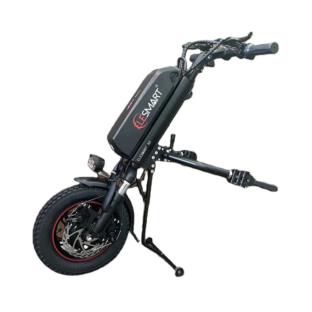 Color Optional 12inch Powerful 500w Electric Attachment for  12.8Ah 16Ah  Electric Handcycle