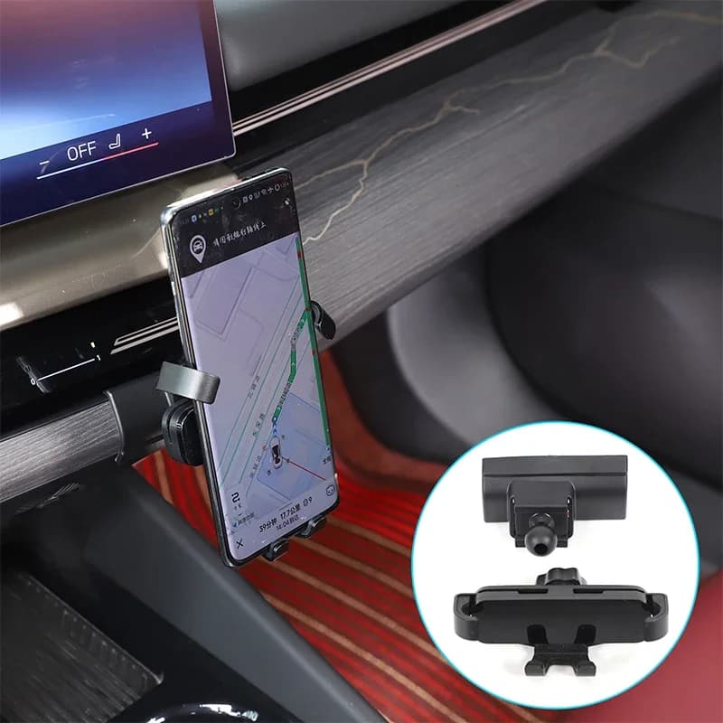 1Pcs For BMW 5 Series G60  2024-2025+ Car Central Control Air Outlet Mobile Phone Holder Water Cup Holder Interior Accessories