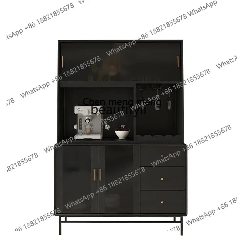 xz1X1Meal preparation, wine cabinet storage, restaurant household tea, light luxury modern, coffee high cabinet