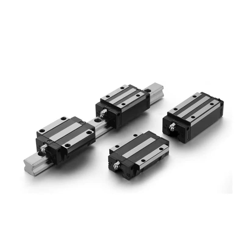 HGR15 Heavy‑Duty Square Linear Guide Rail With HGH15CA HGW15CC Sliding Block Smooth‑Moving Linear Guide Set For CNC Equipment