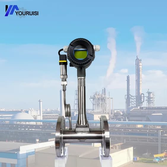Customizable Stainless Steel Flowmeter Stabilized LCD Gas Water Vapor Air Oil Boiler Metering Sensor OEM Flow Meters