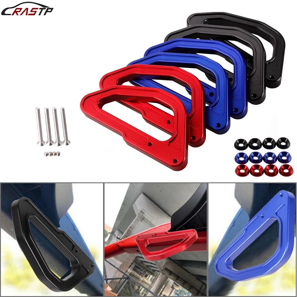 RASTP-2Pcs Off-road Vehicle Armrest Handle For 2017-2021 Can Am Maverick X3 Turbo XDS XRS XmR XRC Turbo Grab Handle RS-SFN09