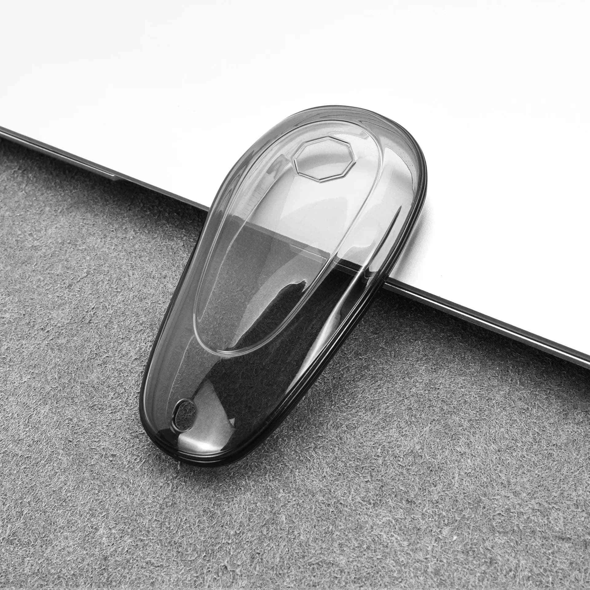 Suitable for MG car key bag, Roewe car key cover, anti drop transparent shell, all inclusive TPU protective shell
