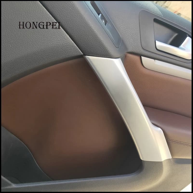 Car Styling For VW Volkswagen Tiguan 2010-2015 Interior Handle Holder Frame Cover Trim Sticker Auto Accessories