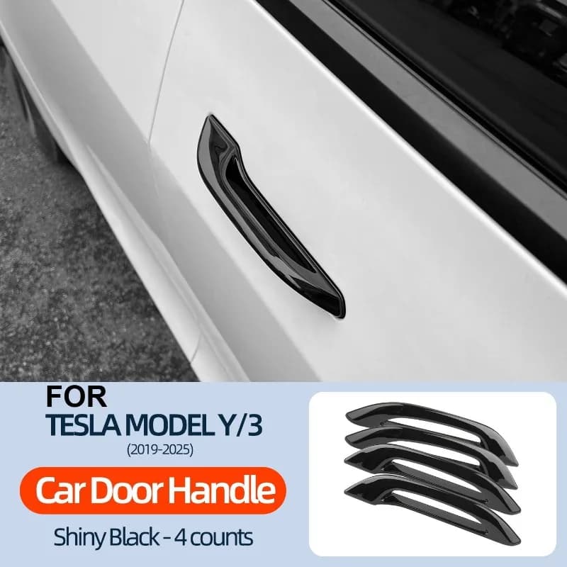 ABS 4PCS Anti‑Freeze Frost‑Proof Door Handle Patch  For Tesla Model 3 Model Y 2017‑2024 Frost-proof Doorknob Car Accessories