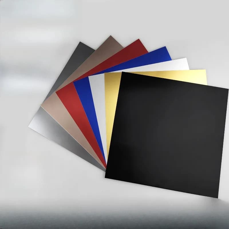 5052 Aluminum Flat Plate Anodized Alloy 0 5 0 8 1 1 5 2mm Thickness 100 200 300mm Size