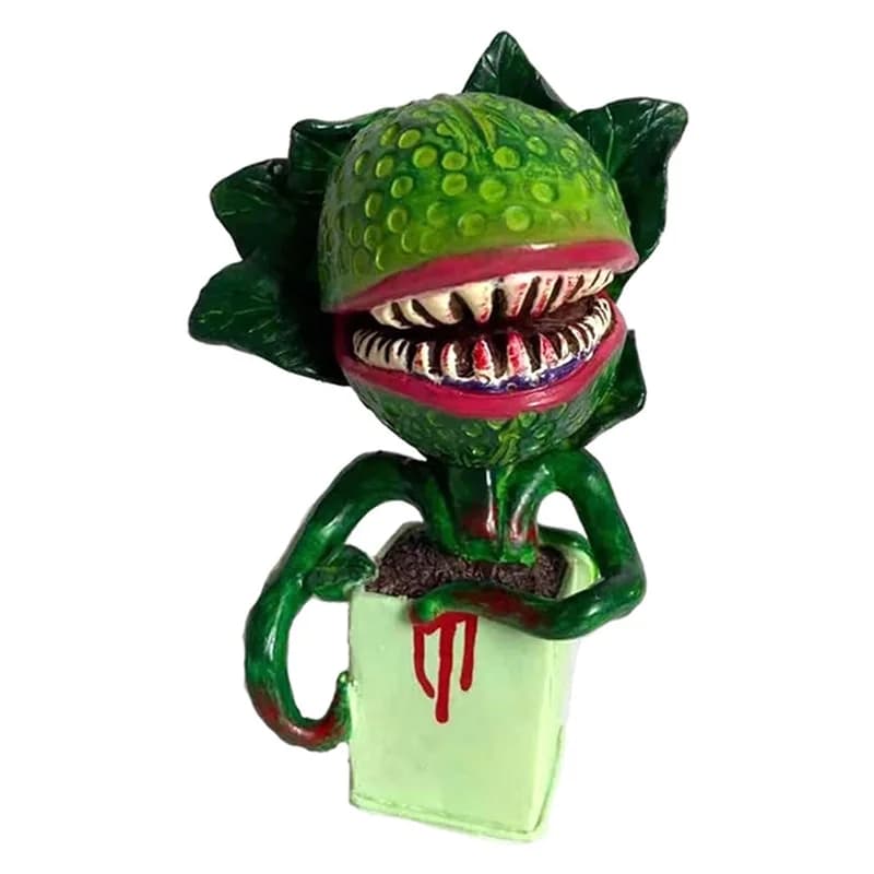 Piranha Flower Figurines Movie Prop Yard Ornaments Patio Lawn Porch Craft Statue Halloween Horror Decoration