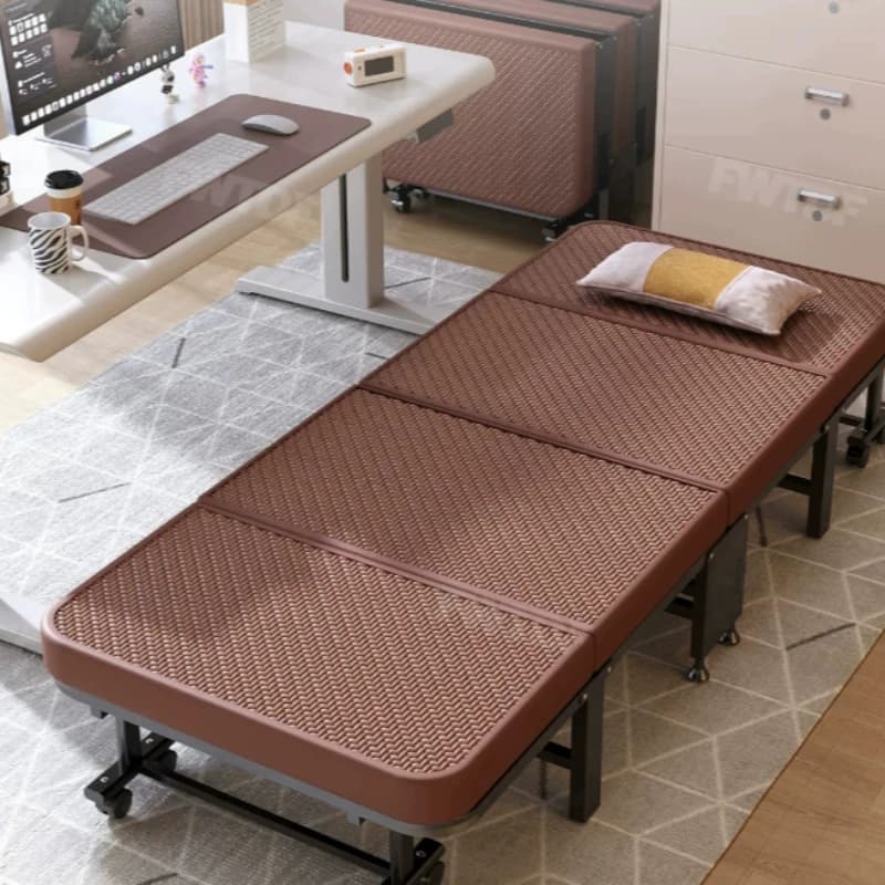 Living Room Bedroom Folding Bed Tent Single Floor Garden Folding Bed Simple Sleeper Camas De Dormitorio Japanese Furniture