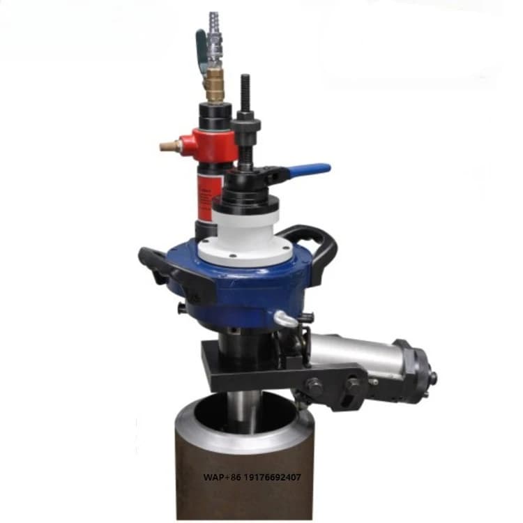 TAOLE TIE/TIP 352-1 Electric Portable Carbon Steel Pipe Rod End Facing Chamfering Machine 150-330mm