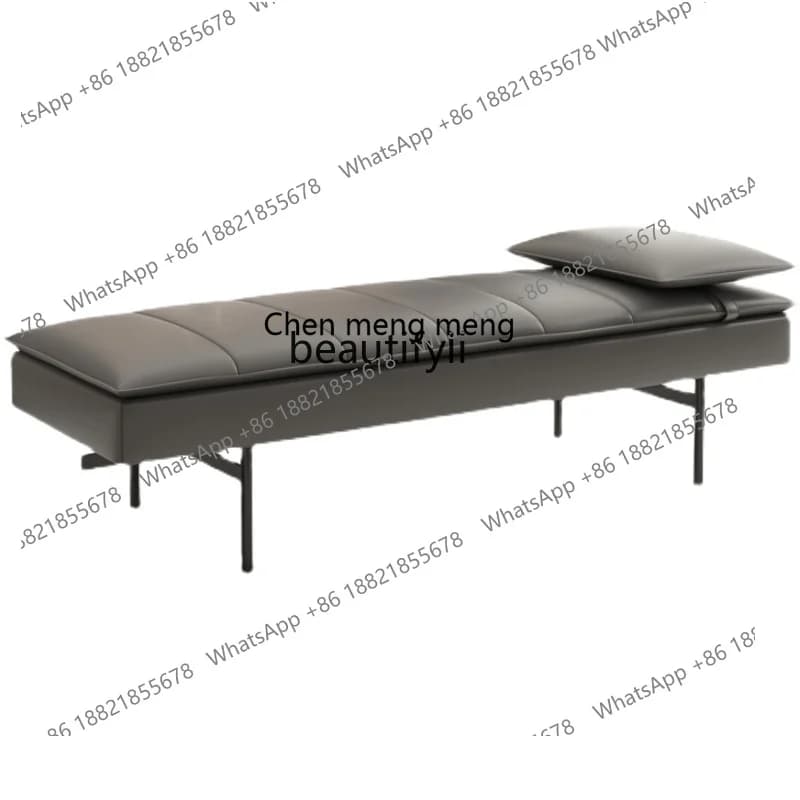 Italian Light Luxury and Simplicity Modern Bedroom Bed End Stool Bed Sofa Clothing Leather Shoes Changing Bench