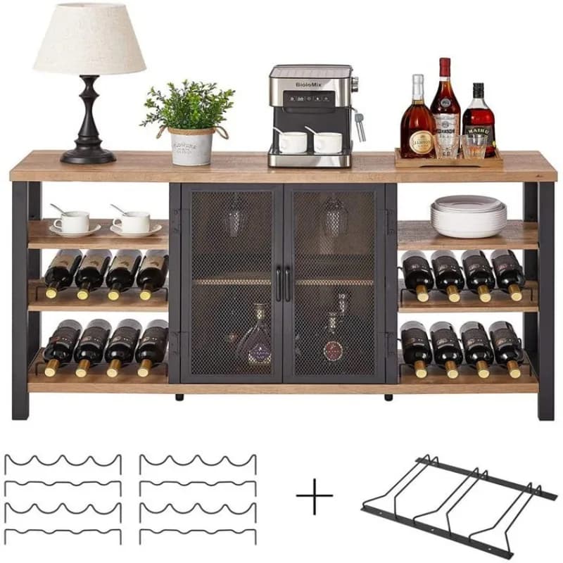 Locker wrought iron retro balcony dining side cabinet locker household