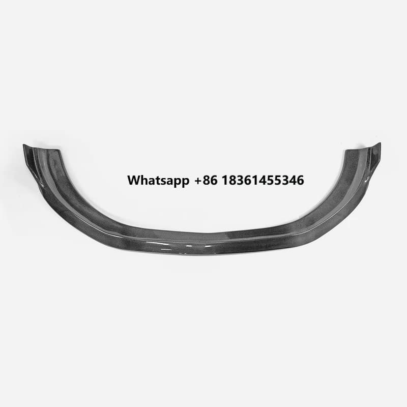 For W222 S-Class S65 Exterior Body Kit Carbon fiber M Type Front Lip