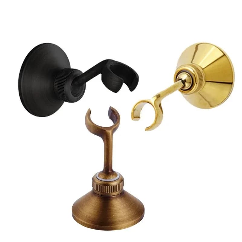 Perforated antique copper shower bracket, nozzle holder, adjustable handheld shower holder, fixed seat wholesale price