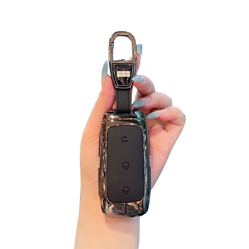 Zinc Alloy Key Cover Case for Geely Galaxy L7 EMI Starship Exploration+ Edition/Galaxy L6 (2024-2025) - Key Fob Shell