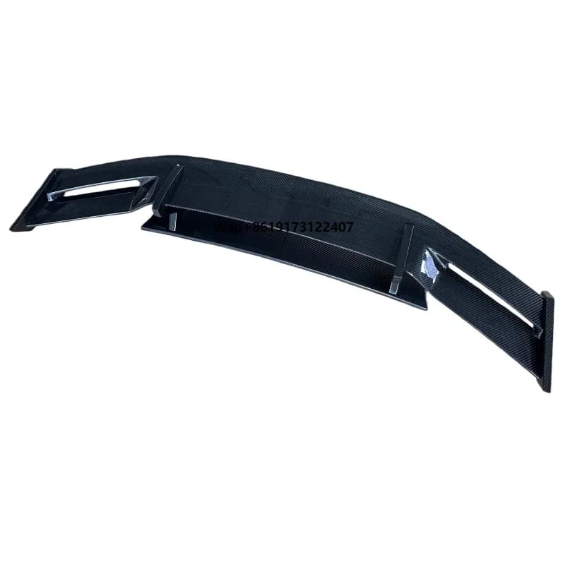 Rear Luggage Lip Spoiler for GT Upgrade PRO Style Dry Carbon Fiber Rear Wing Spoiler Component