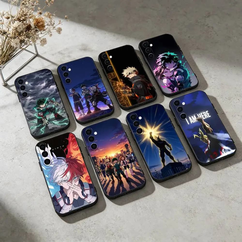 My Hero Academia-A All Might  Phone Case For Samsung GalaxyA13,21s,22,31,32,52,53,71,72,73,Soft Black Cover