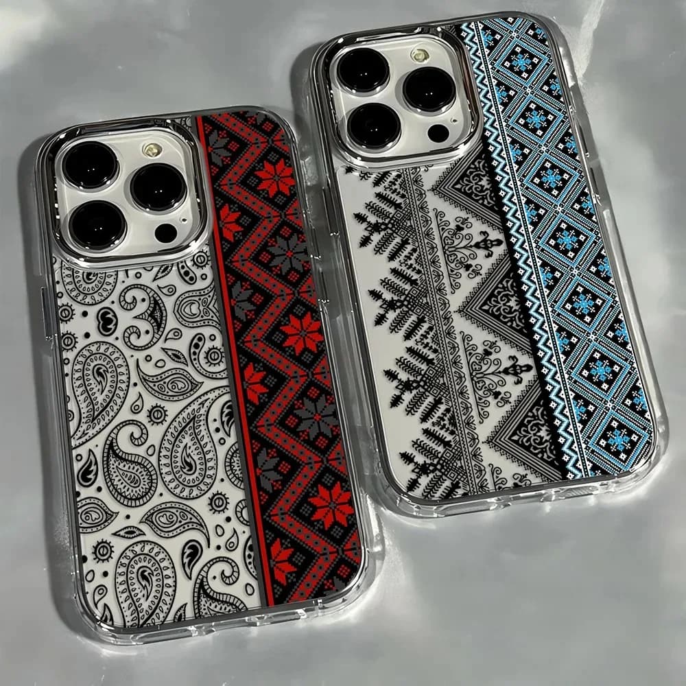 Totem Pattern Graphic Luxury Phone Case For iPhone 17 16E 16 15 14 Plus 13 12 11 Pro Max 17 Air Soft Phone Cover