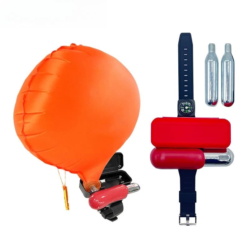 Outdoor sports swimming fishing diving bracelet, automatic inflatable bracelet anti-drowning arm ring large buoyancy