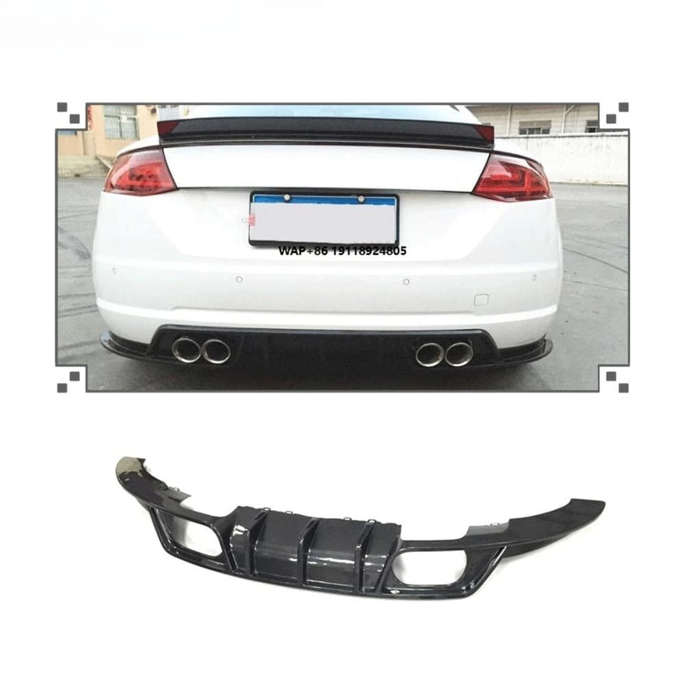 Carbon Fiber Rear Diffuser for  TT MK3 2015-2017